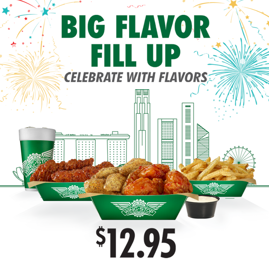 Wingstop Seasonal Promotions Menu Deal USA