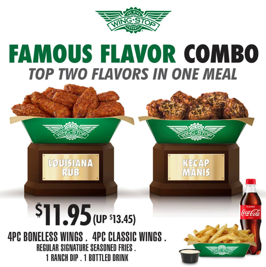 Wingstop Wing Specials Menu Deal USA