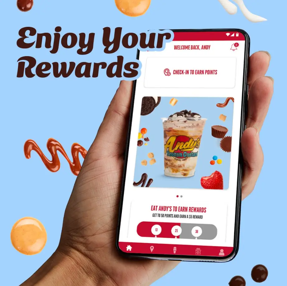 Andy's Frozen Custard Loyalty Programs Deal USA