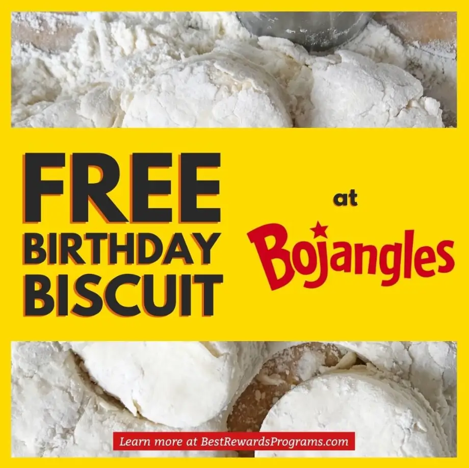 Bojangles Free Biscuit on Your Birthday Deal USA