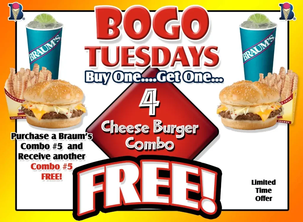 Braum’s Buy One, Get One Free Offer Deal USA