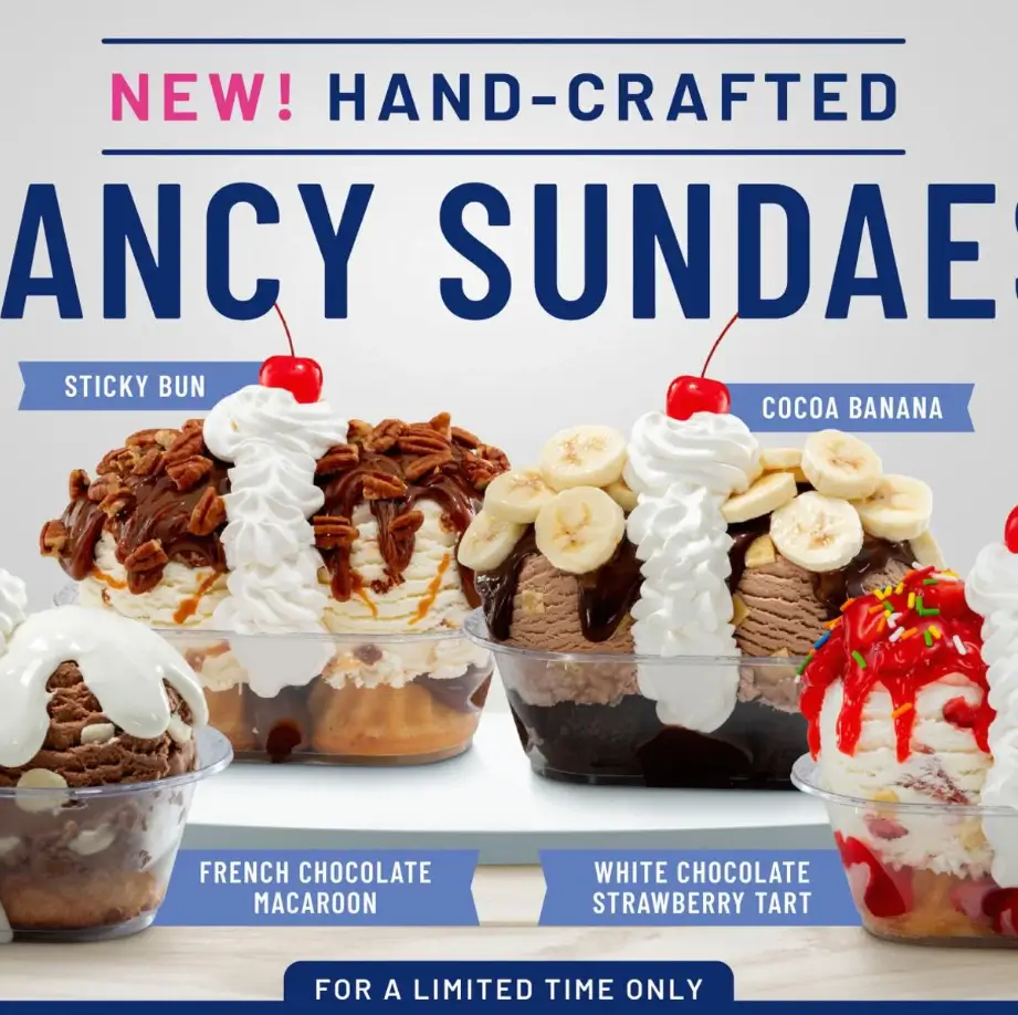 Braum’s Sundaes Menu USA