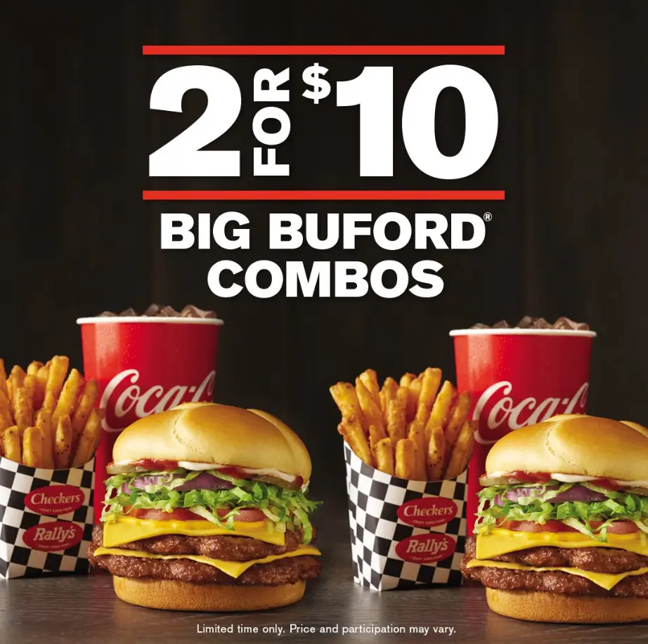 Checkers and Rally’s Big Buford® Special Deal USA