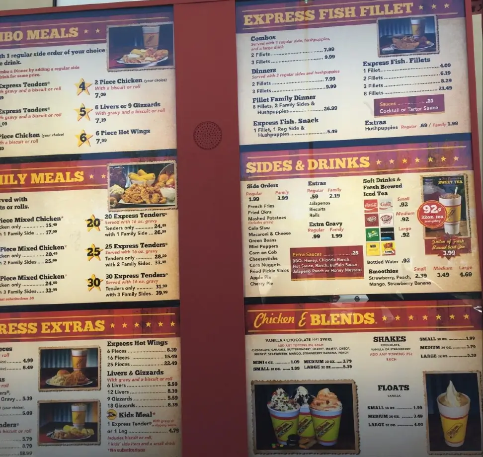 Chicken Express Menu With Prices USA