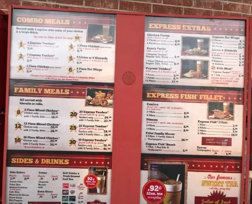 Chicken Express New Menu Items Prices USA