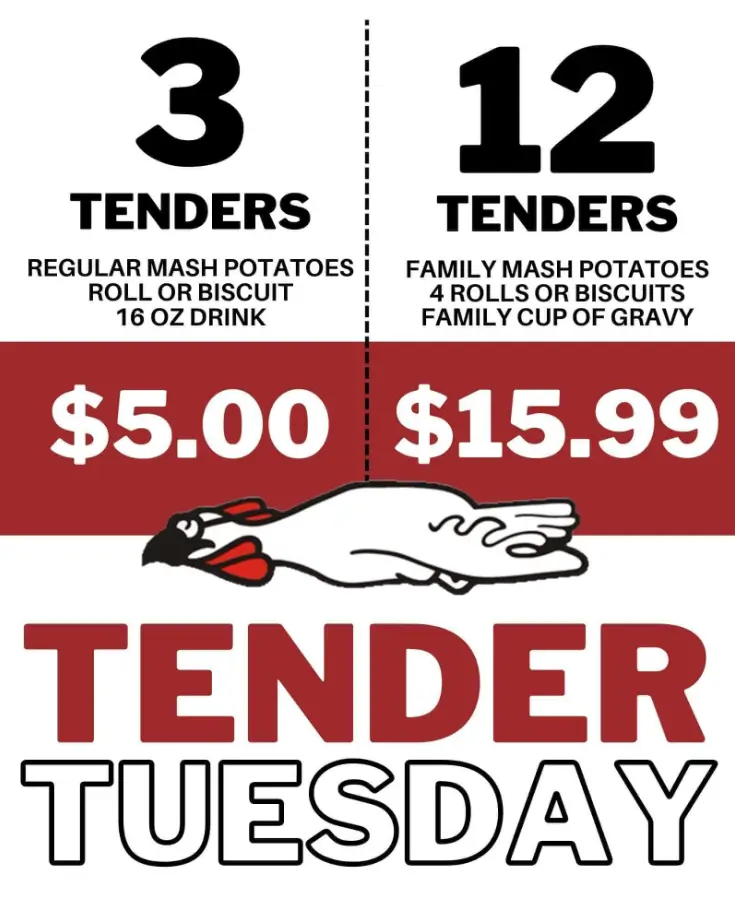 Chicken Express Tenders Tuesday Deal USA