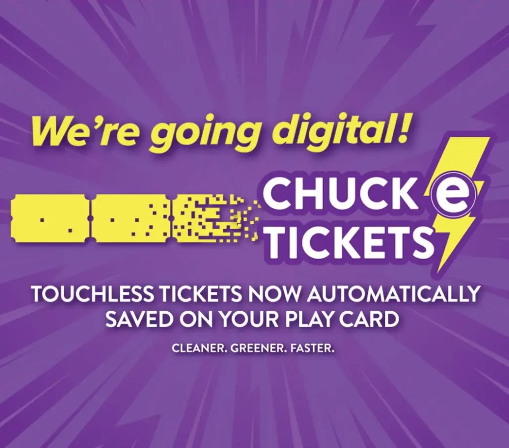 Chuck E. Cheese E-Ticket Bonus Offers Deal USA