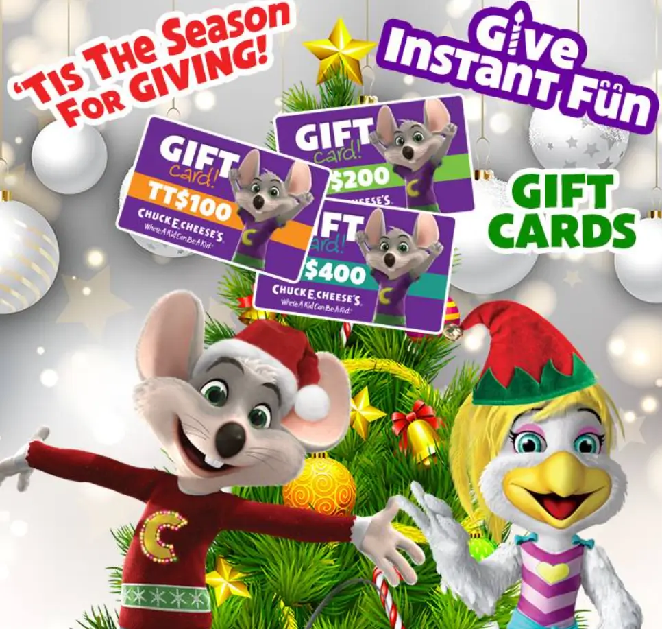 Chuck E. Cheese Gift Cards USA