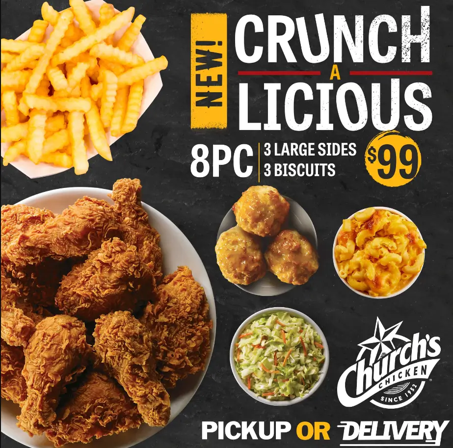 Church’s Chicken Family Meal Deals USA