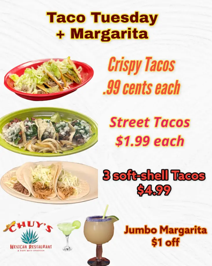 Chuy’s Taco Tuesday Deal USA