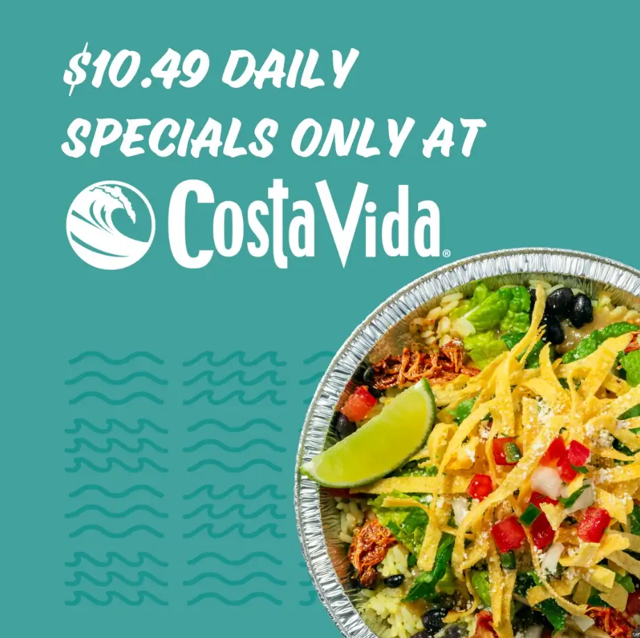 Costa Vida Family Meal Deals USA