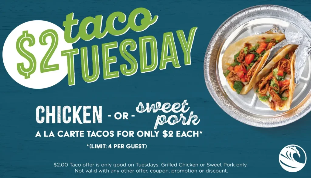 Costa Vida Taco Tuesday Deal USA