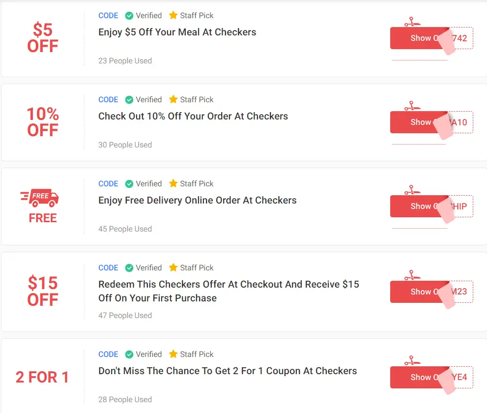 Coupons & Promo Code For Checkers and Rally’s Menu USA