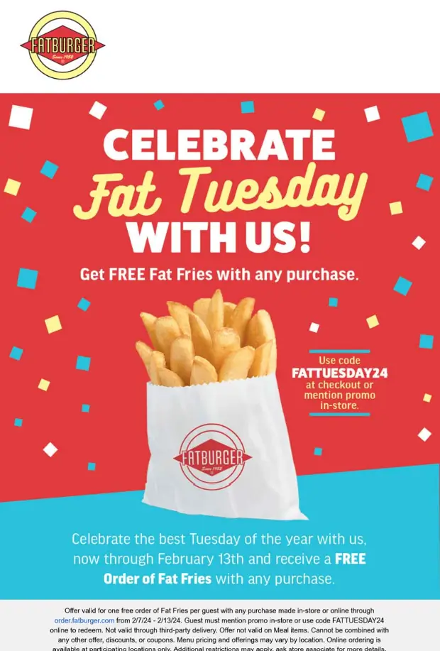 Coupons & Promo Code For Fatburger Menu USA