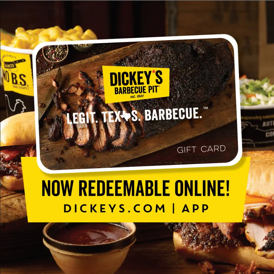 Dickey’s Barbecue Pit Gift Cards USA