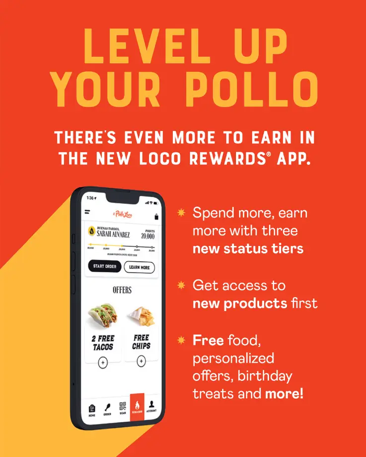 El Pollo Loco Rewards Program Deal USA