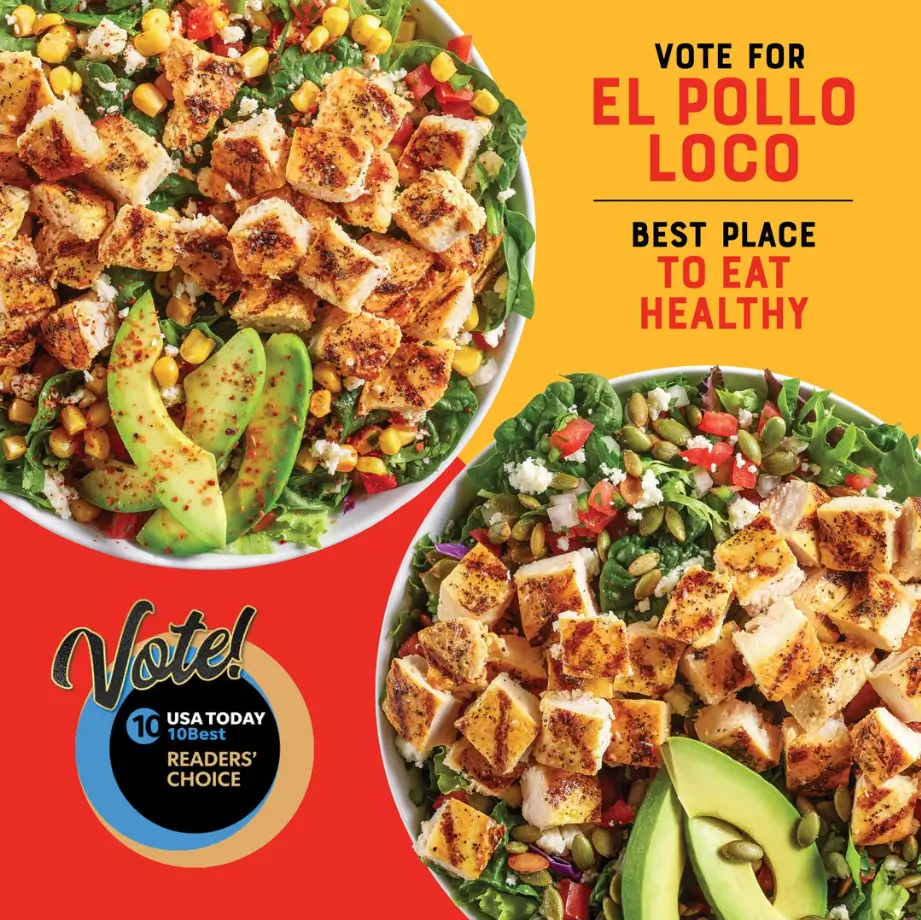 El Pollo Loco Salad Promotion Deal USA