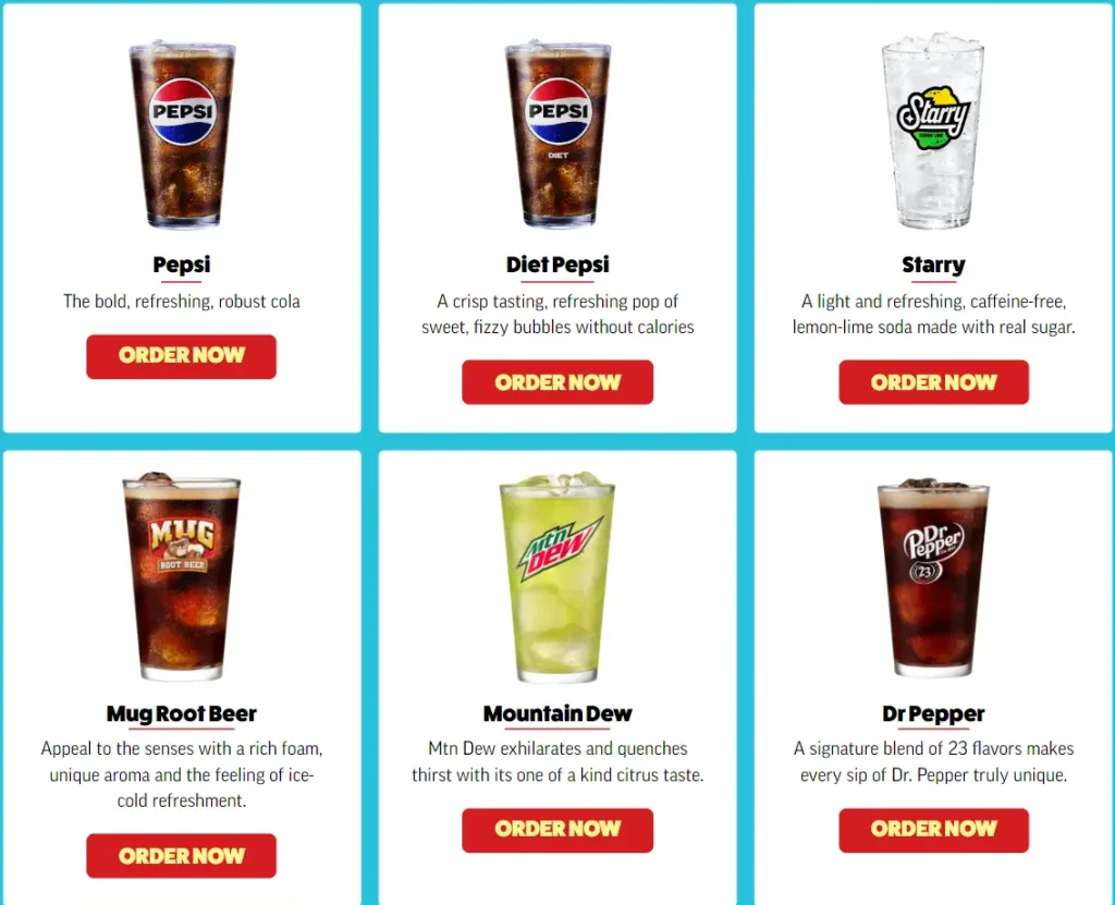 Fatburger Drinks Menu USA