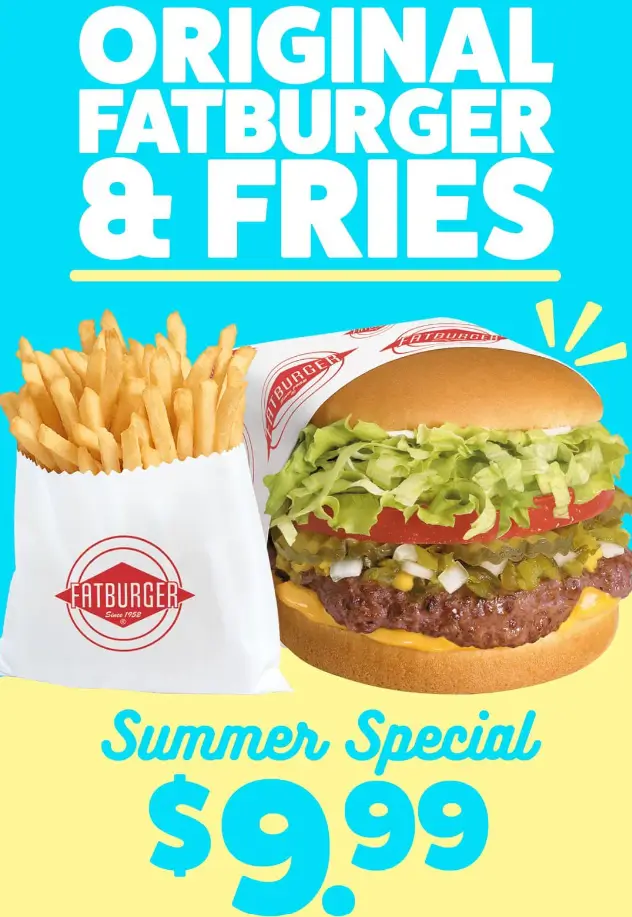 Fatburger Weekly Specials Deal USA