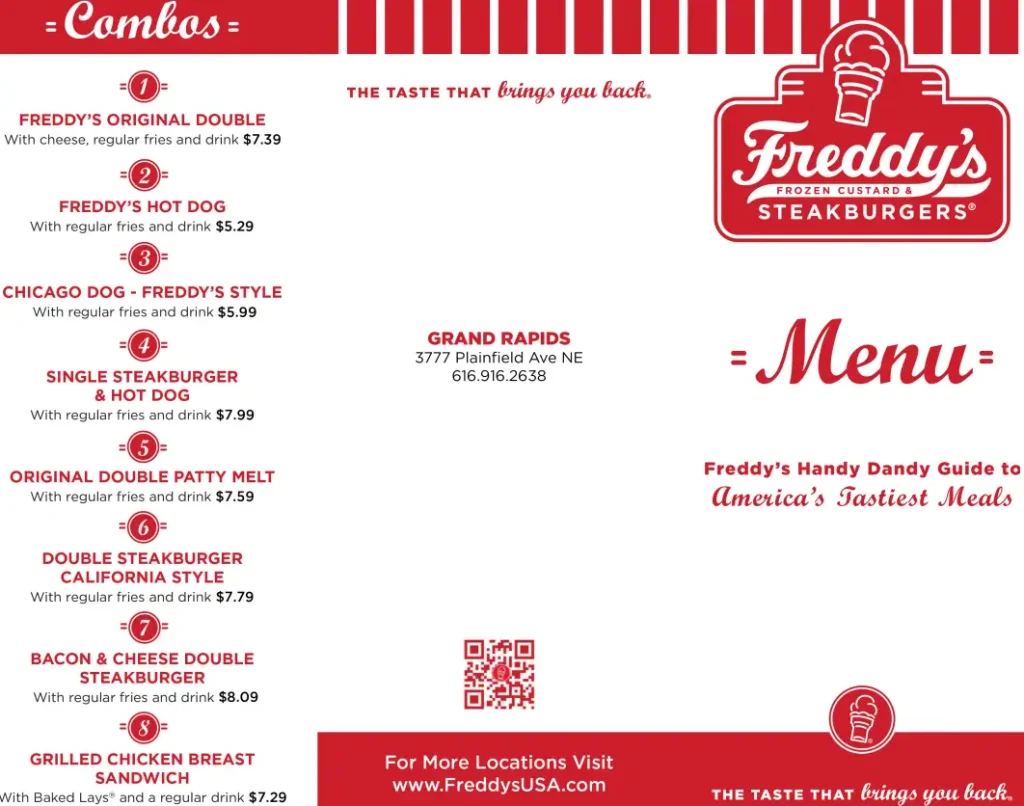 Freddy's New Menu Items Prices USA