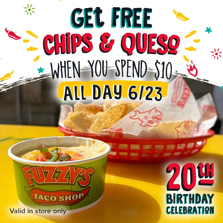 Fuzzy’s Taco Shop Combo Meal Deals USA