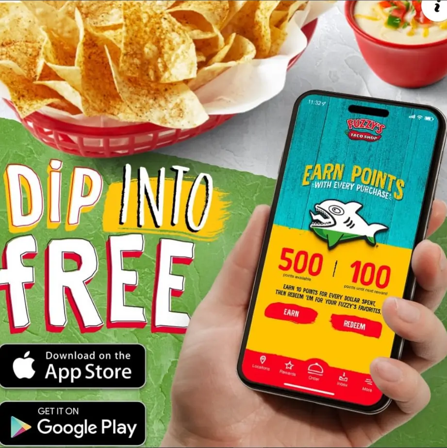 Fuzzy’s Taco Shop Loyalty Program Deal USA