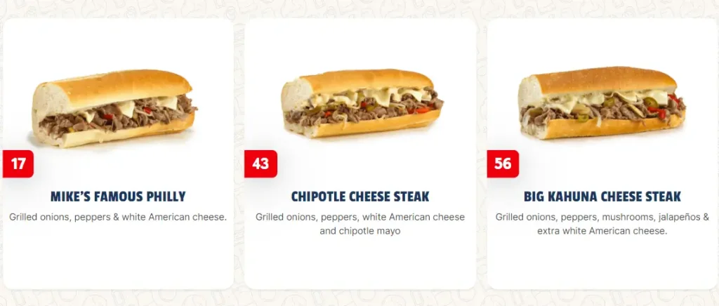 Jersey Mike’s Subs Most Popular Menu USA