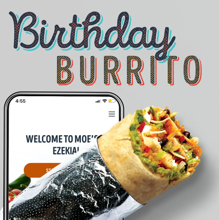 Moe's Southwest Grill Birthday Rewards Deal USA