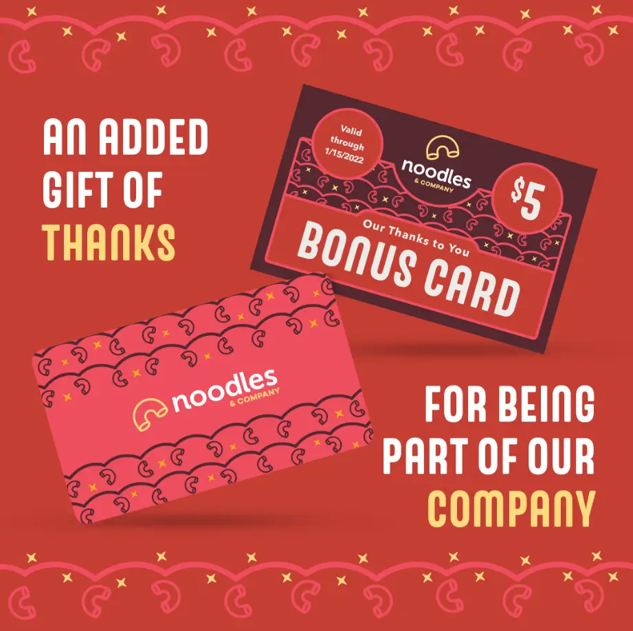 Noodles & Company Gift Cards USA