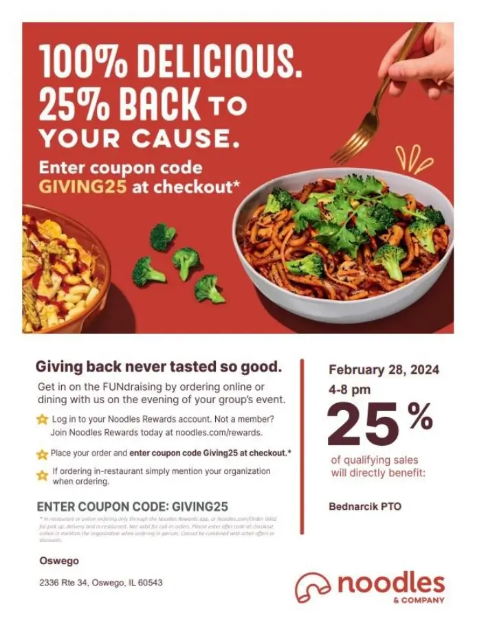 Noodles & Company Online Ordering Discounts Deal USA