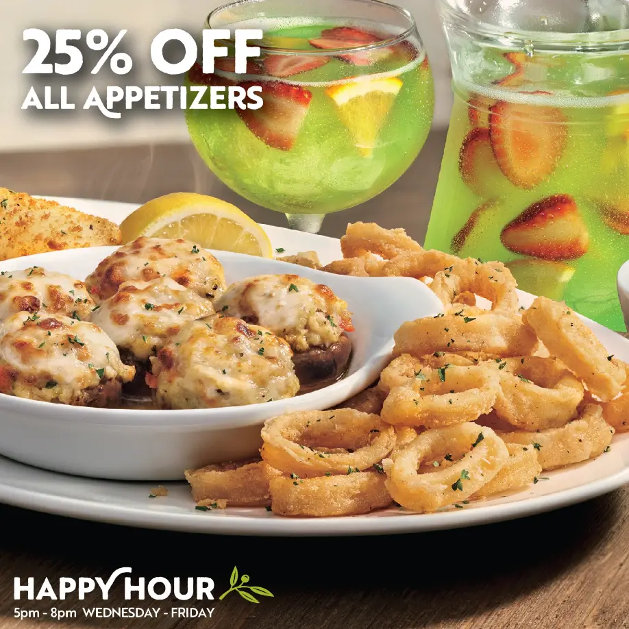 Olive Garden Happy Hour Deals Deal USA