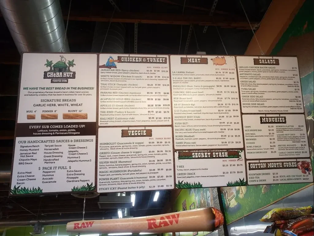 Order Cheba Hut Menu USA