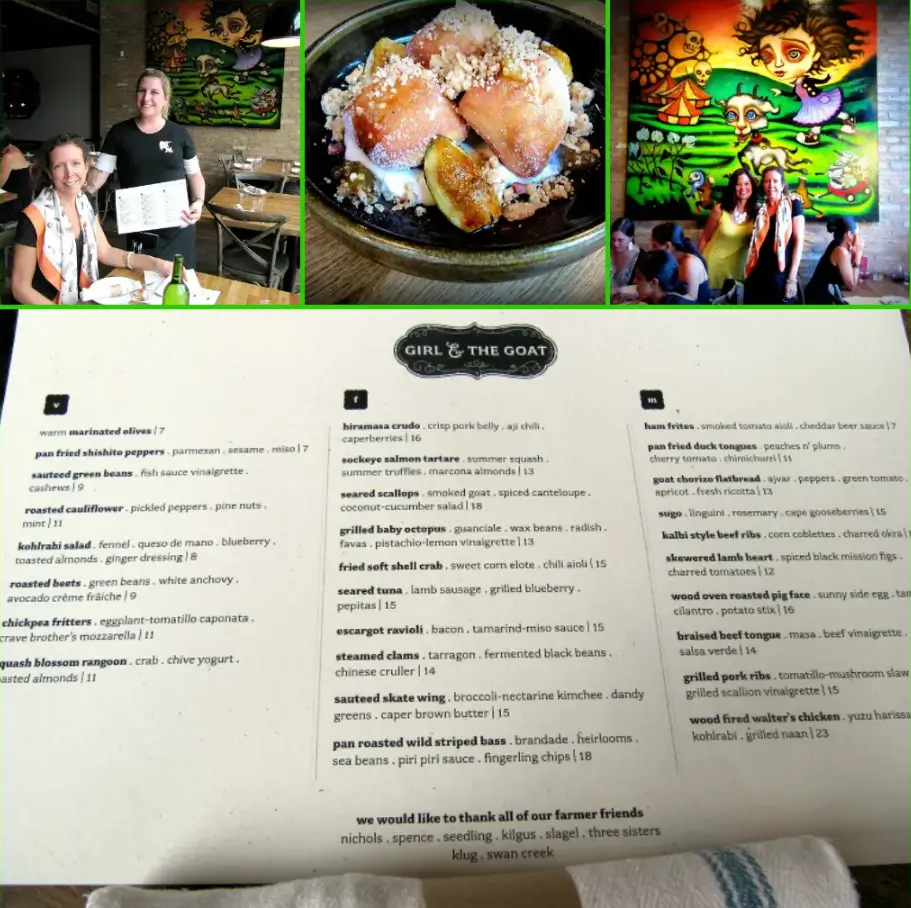 Order Girl & The Goat Menu Items USA