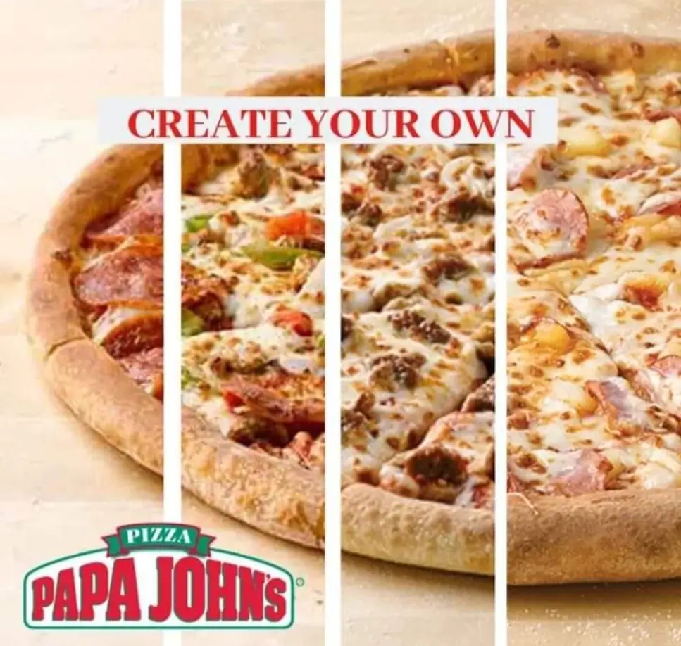 Papa John’s Create Your Own Menu USA