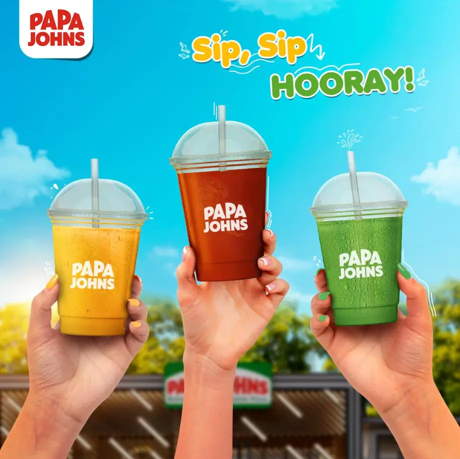 Papa John’s Drinks Menu USA