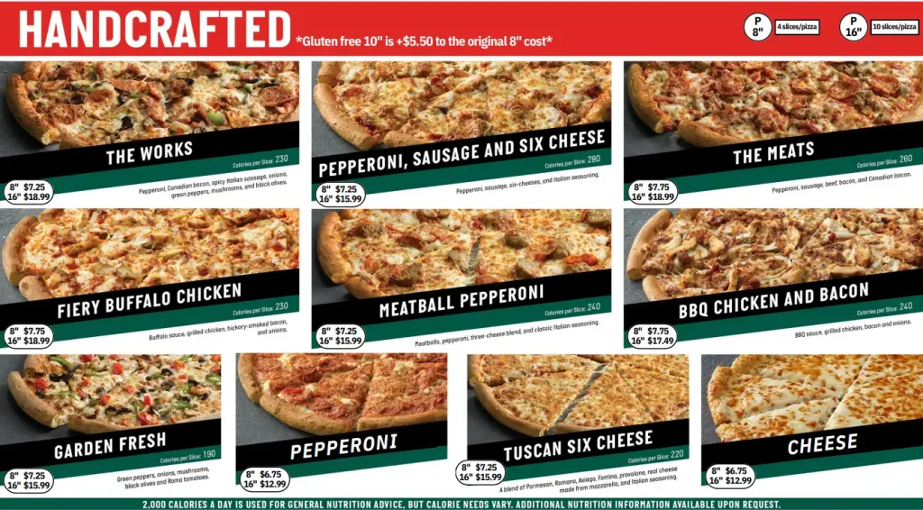 Papa John’s Pizza New Menu Items USA