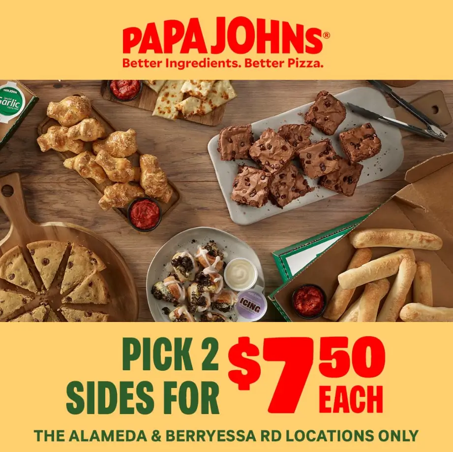 Papa John’s Sides Menu USA