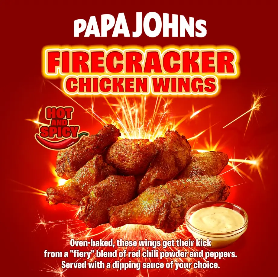 Papa John’s Wings Menu USA