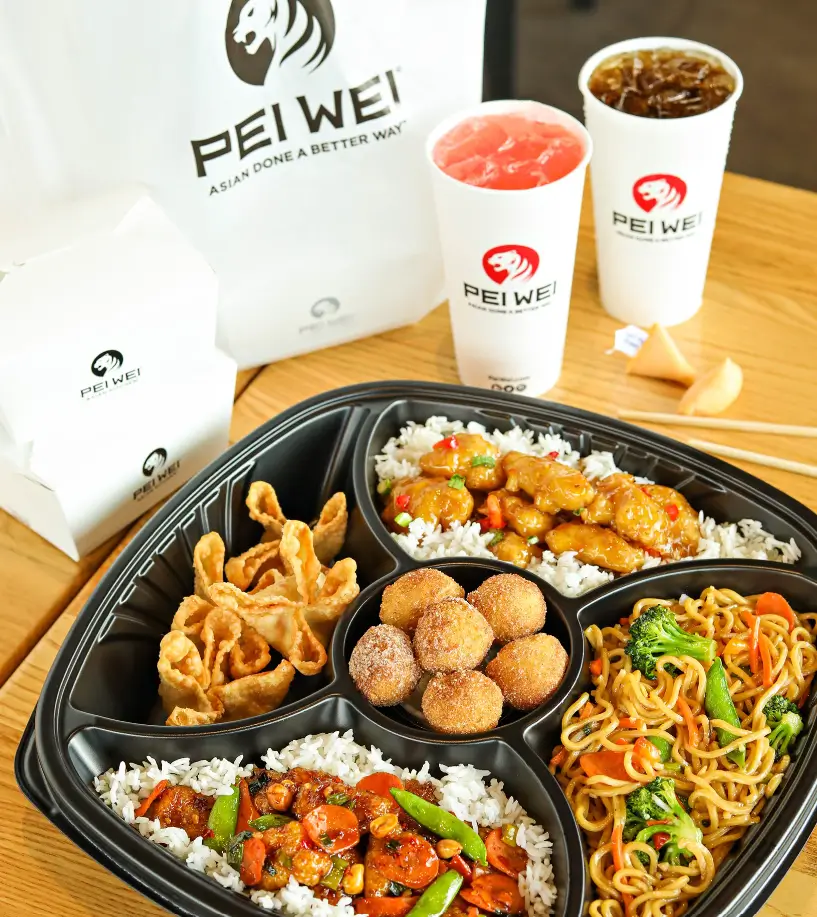 Pei Wei Family Meals Deal USA