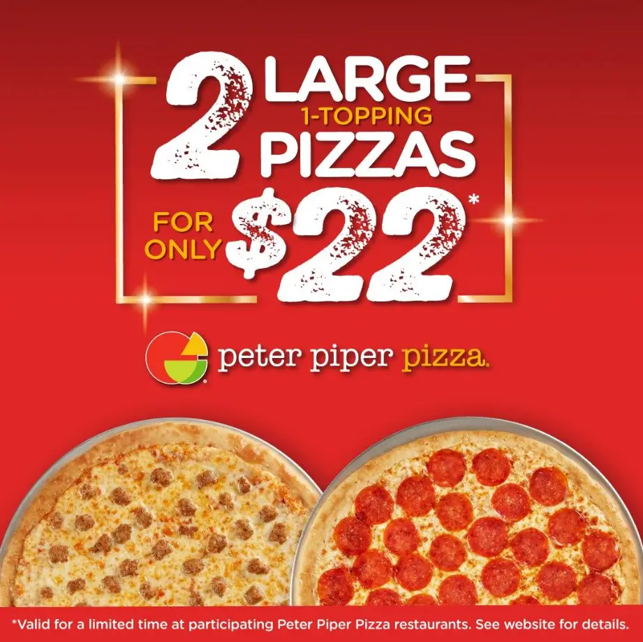 Peter Piper Pizza Slam Dunk Deal USA