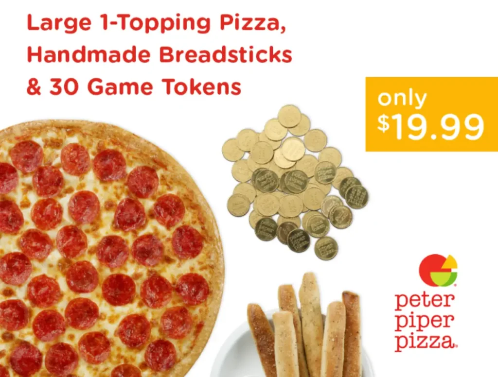 Peter Piper Pizza Team Pizza Pack Deal USA