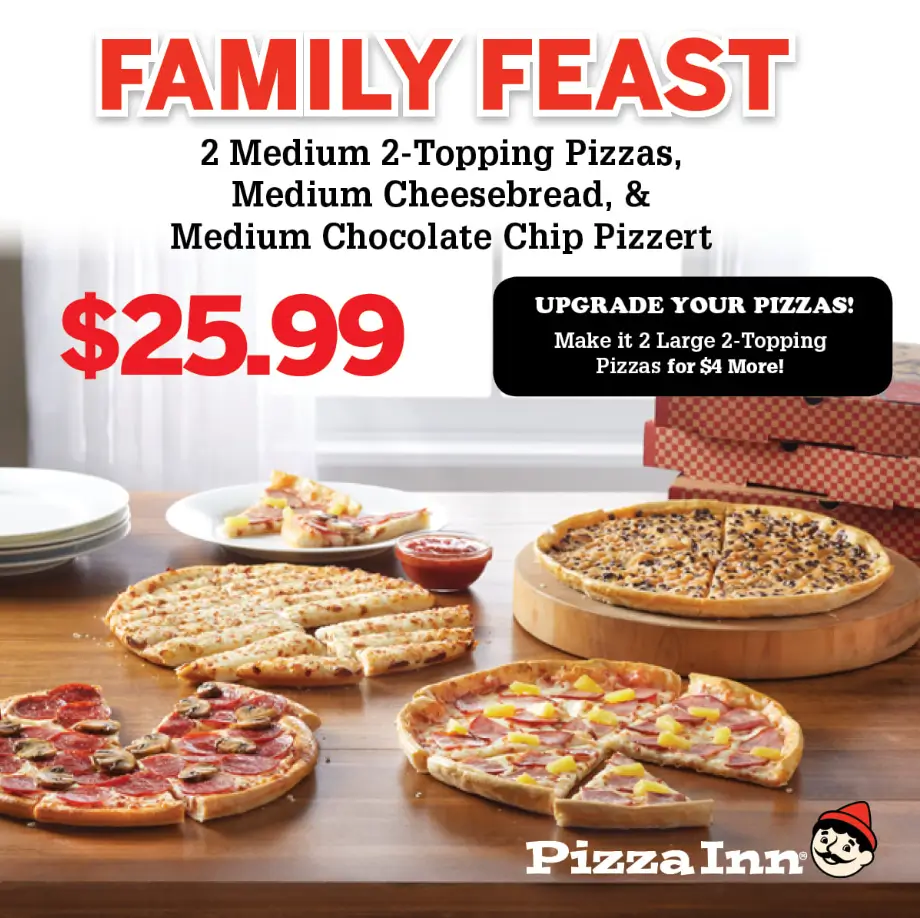 Pizza Inn Family Meal Deals USA