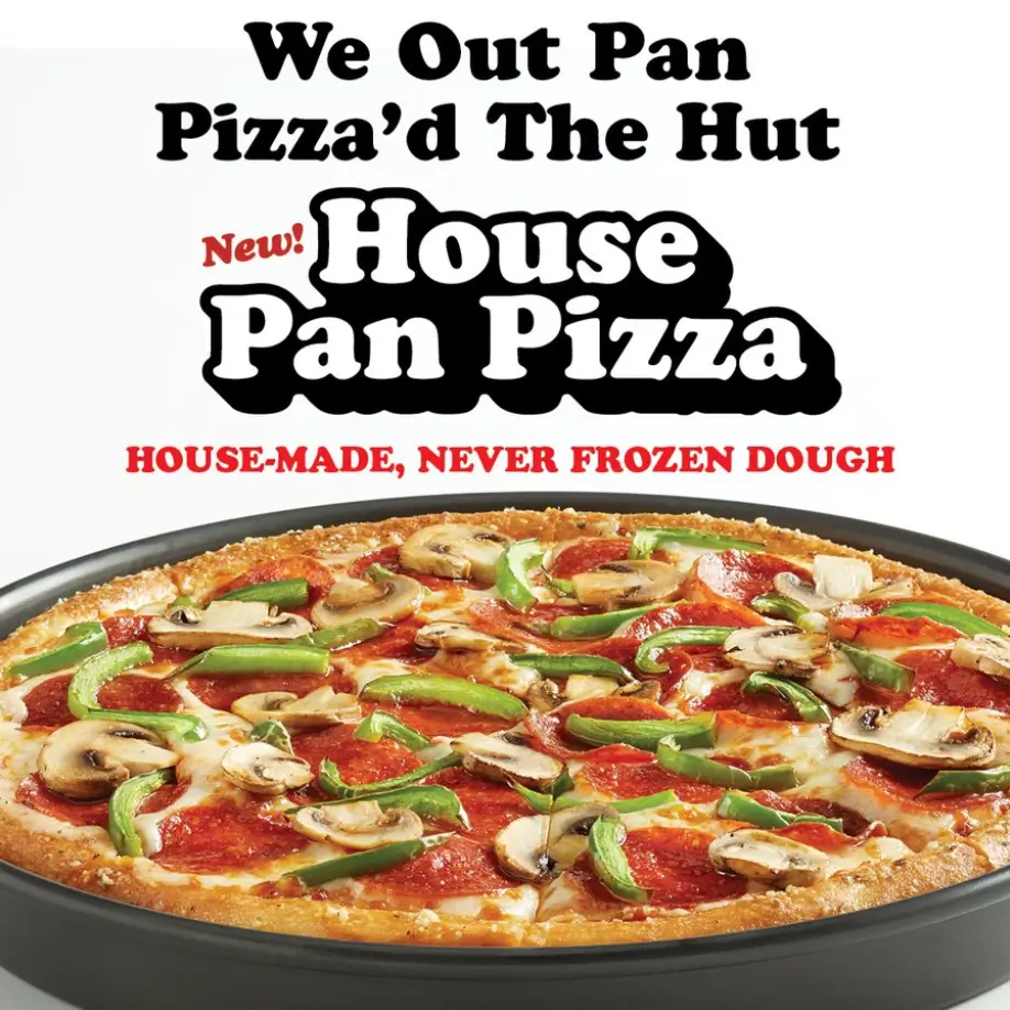 Pizza Inn House Pan Crust Specialty Pizzas Menu USA