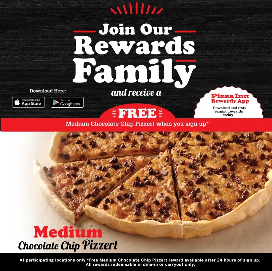 Pizza Inn Loyalty Programs Deal USA