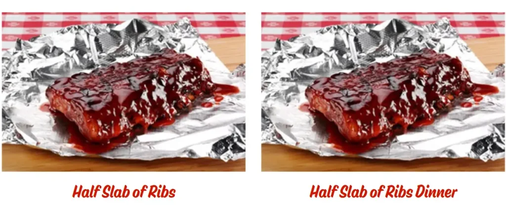 Portillo's Ribs Menu USA