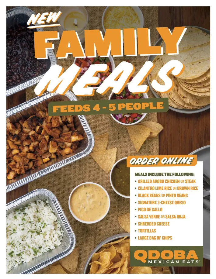 QDOBA Family Meal Deals USA