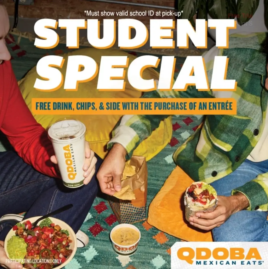 QDOBA Student Discount Deal USA