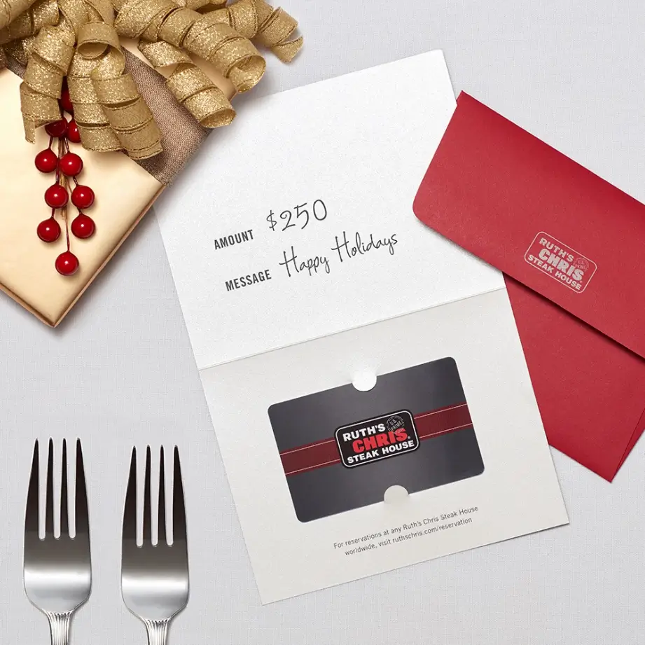 Ruth’s Chris Steak House Gift Cards USA