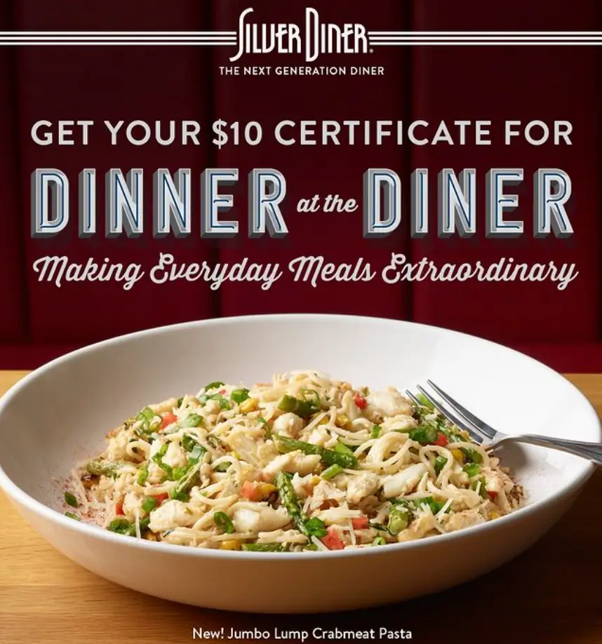 Silver Diner Daily Specials Deal USA