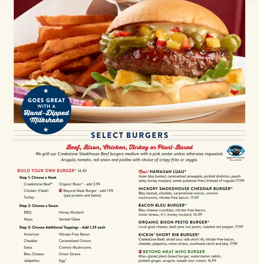 Silver Diner Menu Prices USA